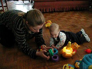 DJ with Mom at Play 